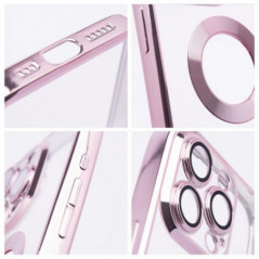 Apple iPhone 17 Pro Coque Glam Vieux rose