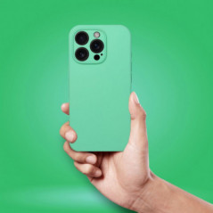 Apple iPhone 17 Pro Max Coque Silicone 2mm Couleur menthe