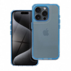 Apple iPhone 17 Pro Coque Matrix Clear Bleu