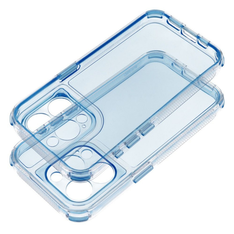 Apple iPhone 17 Pro Max Coque Matrix Clear Bleu Apple iPhone 17 Pro Max Coque Matrix Clear Bleu