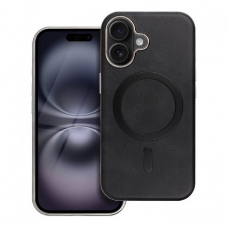 Apple iPhone 17 Pro Coque Gentleman Mag Cover Élégant  MagSAFE  Noir