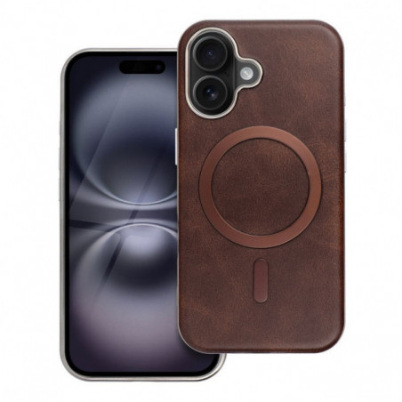 Apple iPhone 17 Air Coque Gentleman Mag Cover Élégant  MagSAFE  Brun