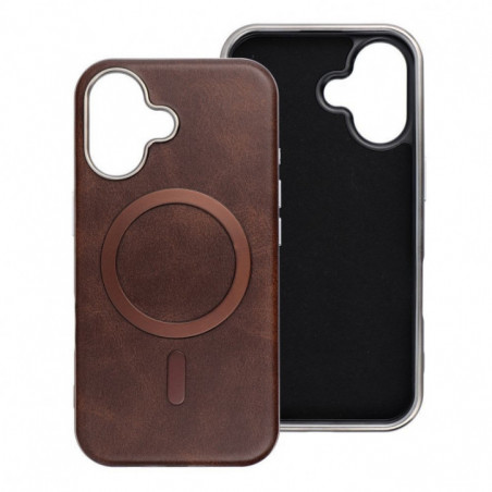Apple iPhone 17 Air Coque Gentleman Mag Cover Élégant  MagSAFE  Brun
