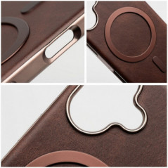 Apple iPhone 17 Air Coque Gentleman Mag Cover Élégant  MagSAFE  Brun