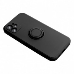Apple iPhone 17 Pro Coque Silicone ring Noir