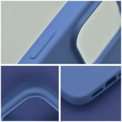 Apple iPhone 17 Pro Max Coque Silicone Élégant  Bleu