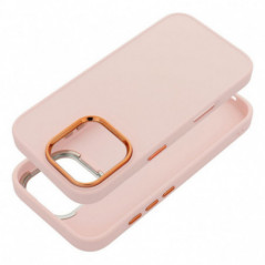 Apple iPhone 17 Pro Coque FRAME Élégant  Rose poudré