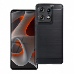 Motorola Edge 50 Coque Carbon Élégant  Noir