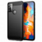 Motorola Edge 50 Coque Carbon Élégant  Noir