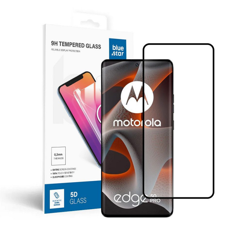 Motorola Edge 50 Verre trempé Blue Star 9H Transparent