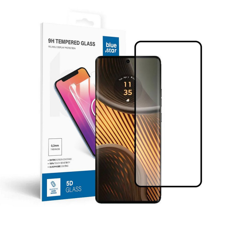 Motorola Edge 50 Verre trempé Blue Star 9H Transparent