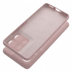 Motorola Edge 50 Coque Silicone 2mm Rose sable