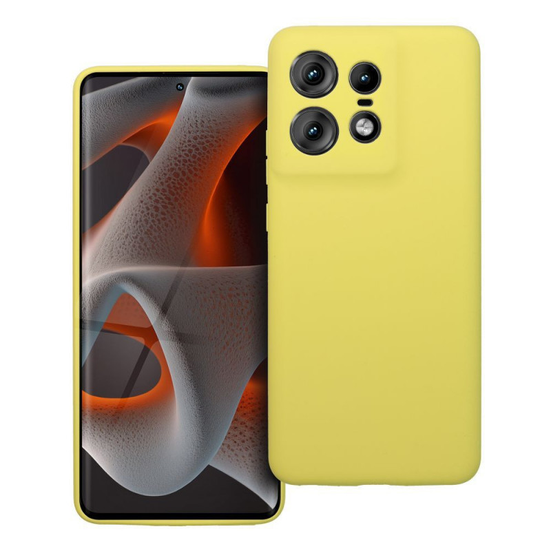 Motorola Edge 50 Coque Silicone 2mm Citron
