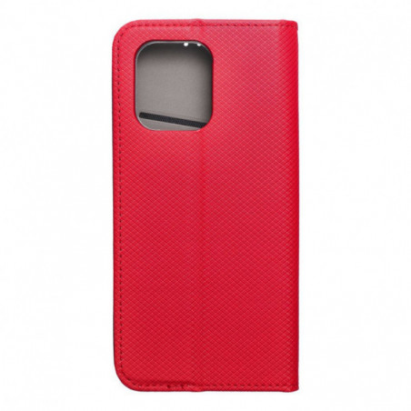 Motorola Edge 50 Neo Portefeuilles Smart Case Book Rouge