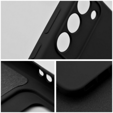 Samsung Galaxy S25 Edge Coque Silicone Élégant  Noir