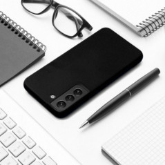 Samsung Galaxy S25 Edge Coque Silicone Élégant  Noir