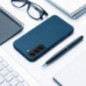 Samsung Galaxy S25 Edge Coque Silicone Élégant  Bleu