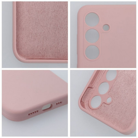Samsung Galaxy S25 Edge Coque Silicone 2mm Rose sable