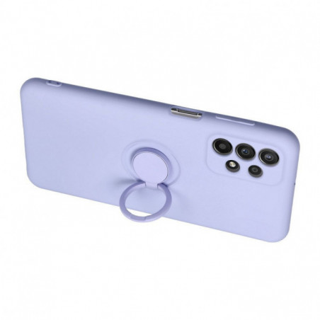 Samsung Galaxy S25 Edge Coque Silicone ring Violet (Violet)