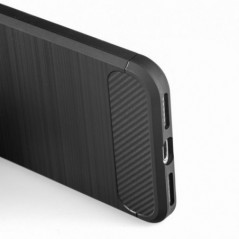 Motorola Edge 50 Coque Carbon Élégant  Noir