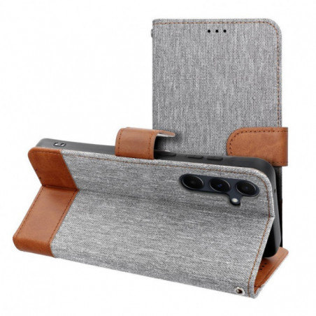 Samsung Galaxy S25 Edge Portefeuilles JEANS Élégant  Gris