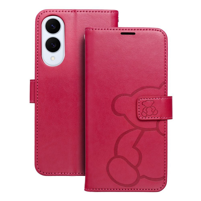 Samsung Galaxy S25 Edge Portefeuilles MEZZO Book Magenta