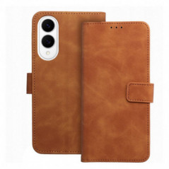 Samsung Galaxy S25 Edge Portefeuilles TENDER Book Brun