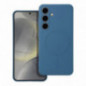 Samsung Galaxy S25 FE Coque Silicone Mag Cover MagSAFE  Bleu