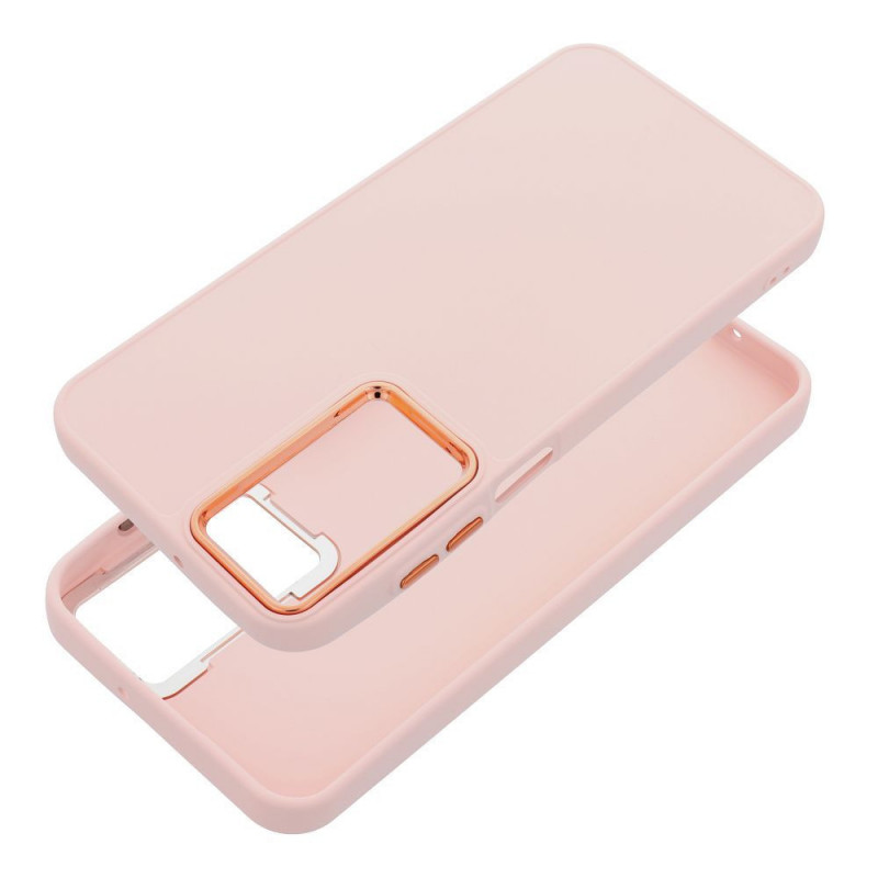 Samsung Galaxy S25 FE Coque FRAME Élégant  Rose poudré