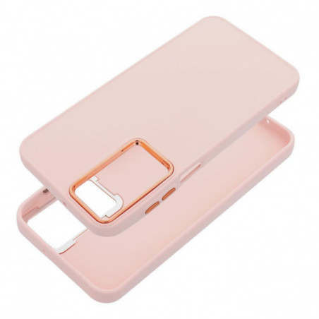 Samsung Galaxy A17 Coque FRAME Élégant  Rose poudré