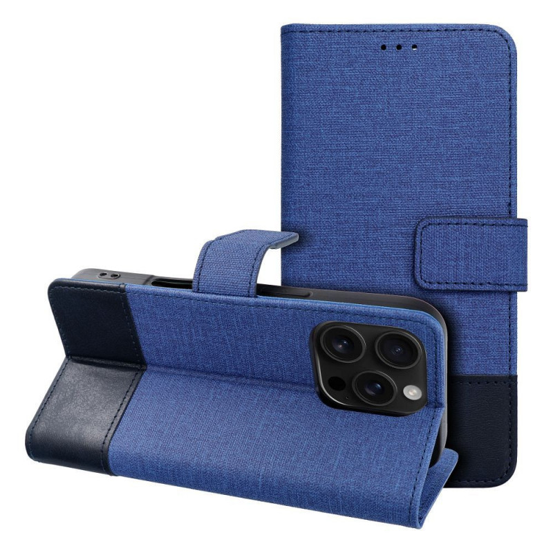 Samsung Galaxy A17 Portefeuilles GOMMA Élégant Bleu Samsung Galaxy A17 Portefeuilles GOMMA Élégant Bleu