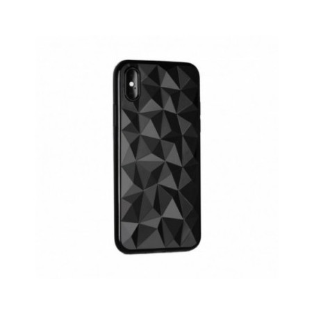 Prism flexible sur le Apple iPhone 11 FORCELL Couverture de silicone Noir