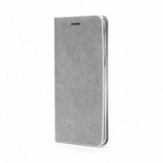 Luna Book sur le Apple iPhone 11 Étui portefeuille Argenté