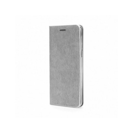 Luna Book sur le Apple iPhone 11 Étui portefeuille Argenté