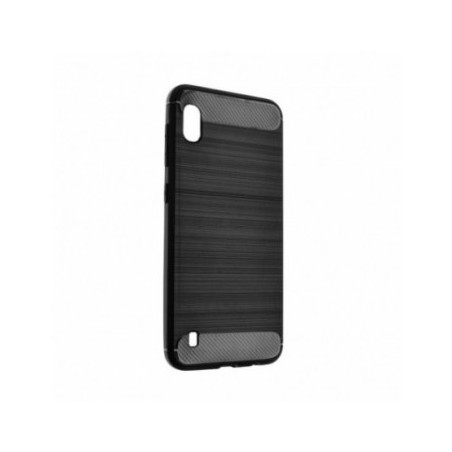 Samsung Galaxy A71 LTE Coque Carbon Élégant  Noir