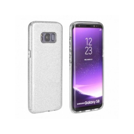 Samsung Galaxy A51 LTE Coque Shining Argenté
