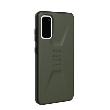 Civilian, olive drab sur le Samsung Galaxy S20 UAG Urban Armor Gear Couverture durcie Vert