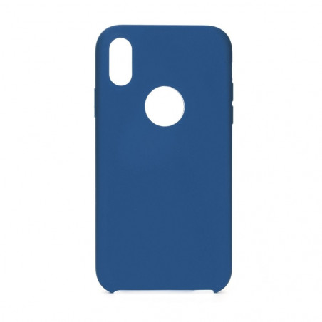 Forcell Silicone sur le Apple iPhone 11 FORCELL Coque en silicone Bleu