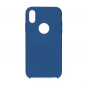 Forcell Silicone sur le Apple iPhone 11 FORCELL Coque en silicone Bleu