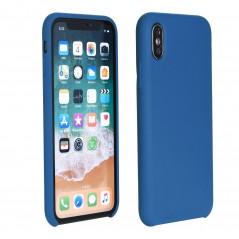 Forcell Silicone sur le Apple iPhone 11 FORCELL Coque en silicone Bleu