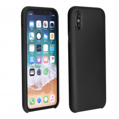 Forcell Silicone sur le Apple iPhone 11 Pro Max FORCELL Coque en silicone Noir
