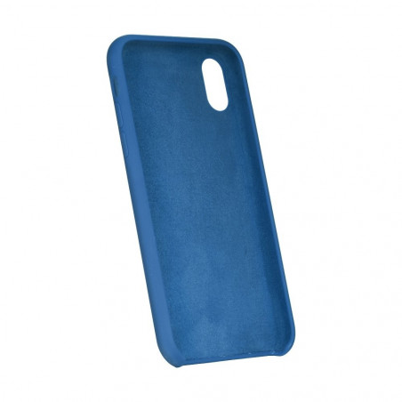 Forcell Silicone sur le Apple iPhone 11 Pro Max FORCELL Coque en silicone Bleu