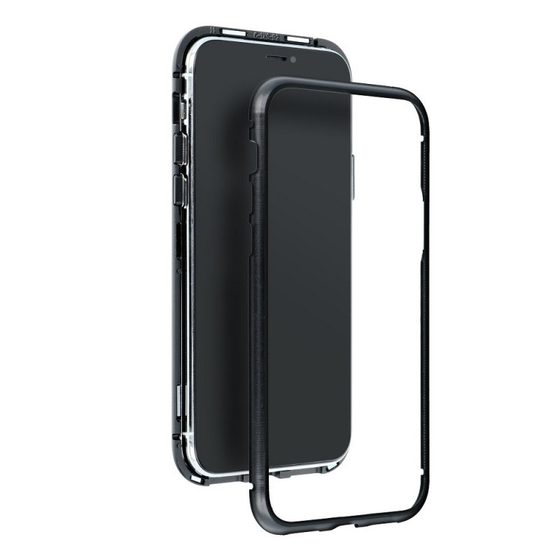 MAGNETO sur le Samsung Galaxy S10 Étui en silicone Noir