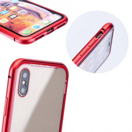 MAGNETO sur le Apple iPhone 11 Étui en silicone Rouge