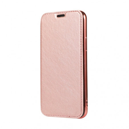 ELECTRO BOOK sur le Samsung Galaxy S20 Plus FORCELL Etui de cuir 100% naturel & TPU Or