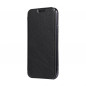ELECTRO BOOK sur le Apple iPhone 11 FORCELL Etui de cuir 100% naturel & TPU Noir