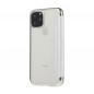 ELECTRO BOOK sur le Apple iPhone 11 FORCELL Etui de cuir 100% naturel & TPU Argenté