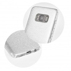 SHINING sur le Samsung Galaxy A41 FORCELL Coque en TPU Argenté