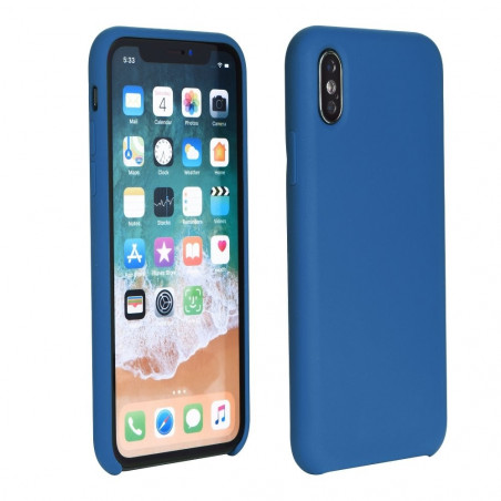 Forcell Silicone sur le Samsung Galaxy A51 FORCELL Coque en silicone Bleu