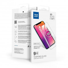 Blue Star 5D sur le Samsung Galaxy A51 Verre trempé Noir